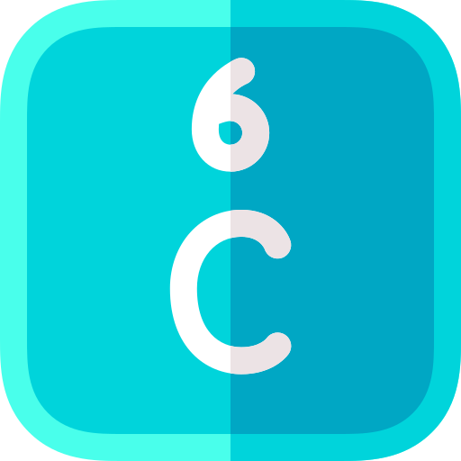 炭素 Basic Rounded Flat icon