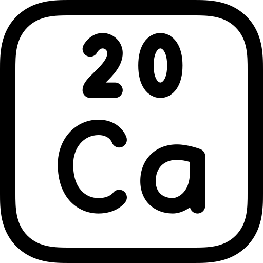 cálcio Basic Rounded Lineal Ícone