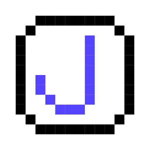 文字j Generic Outline Color icon