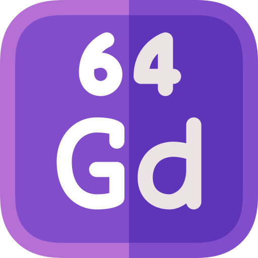 gadolinium Basic Rounded Flat icoon