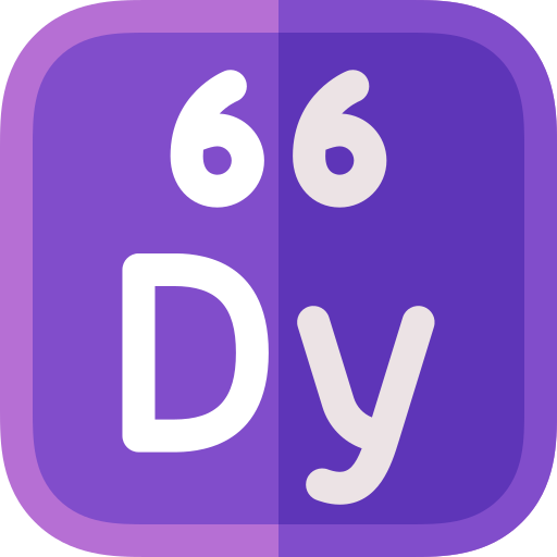 dysprosium Basic Rounded Flat icoon