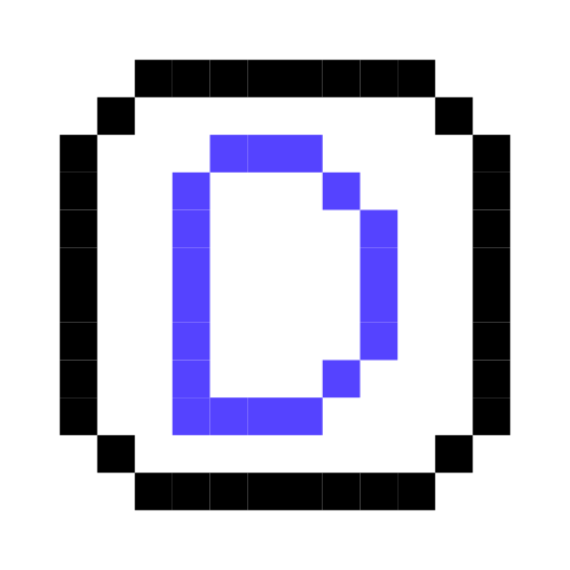 文字d Generic Outline Color icon