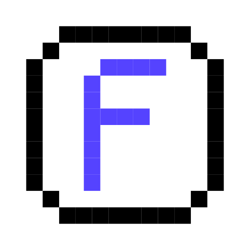 문자 f Generic Outline Color icon