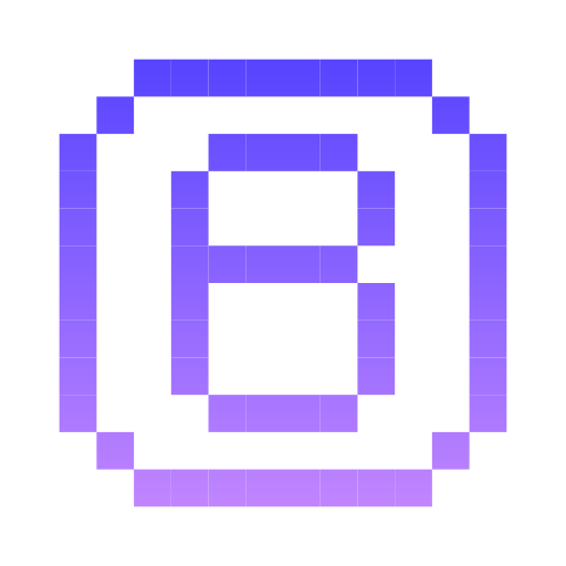 litera b Generic Gradient ikona