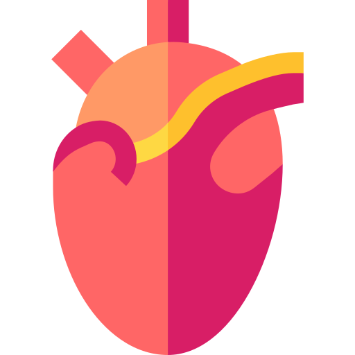 心臓 Basic Straight Flat icon