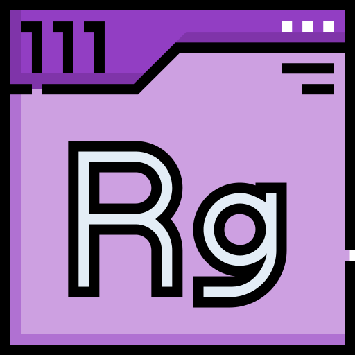 レントゲニウム Detailed Straight Lineal color icon