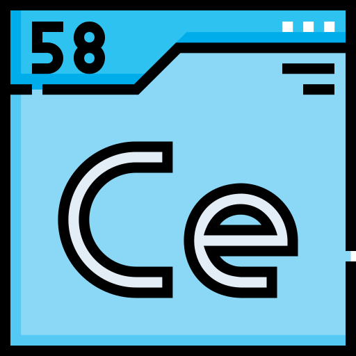 cer Detailed Straight Lineal color icon