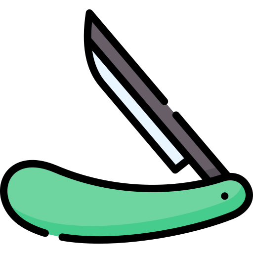 Razor blade Special Lineal color icon
