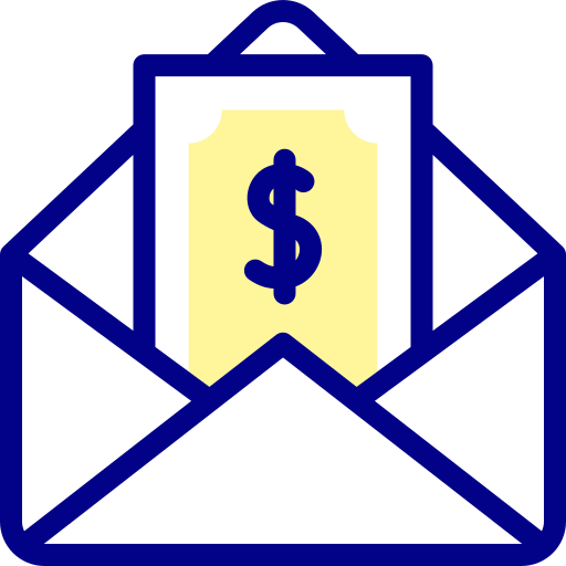 Salary Detailed Mixed Lineal color icon