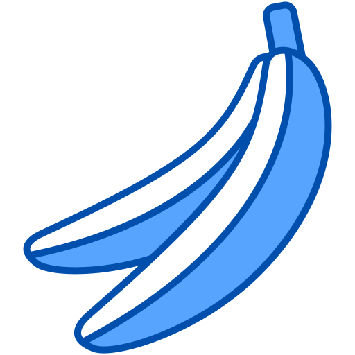バナナ Generic Blue icon
