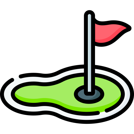 Golf flag Special Lineal color icon