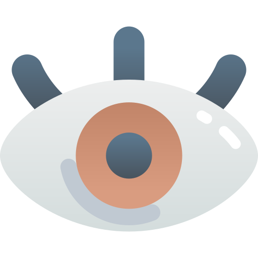 Eye Kawaii Star Gradient icon