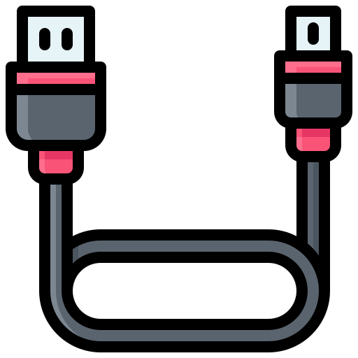 cable de datos Generic Outline Color icono