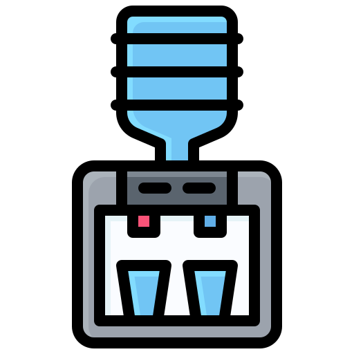 wasserspender Generic Outline Color icon