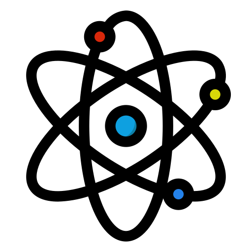 原子 Generic Outline Color icon