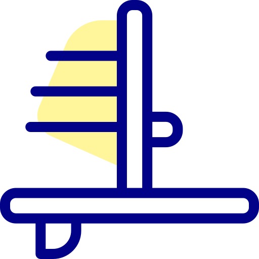 ウインドサーフィン Detailed Mixed Lineal color icon