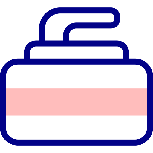 カーリング Detailed Mixed Lineal color icon