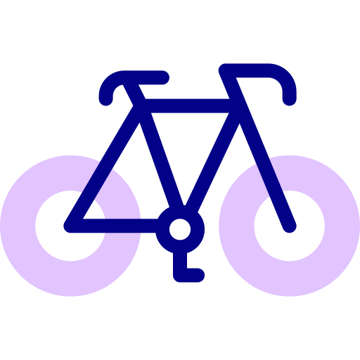 自転車 Detailed Mixed Lineal color icon