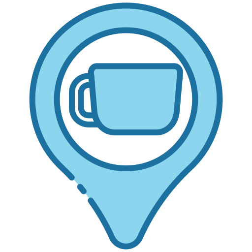 カフェ Generic Blue icon