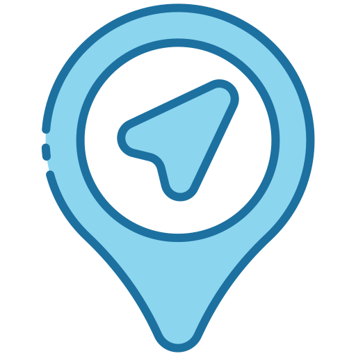 navigation Generic Blue icon