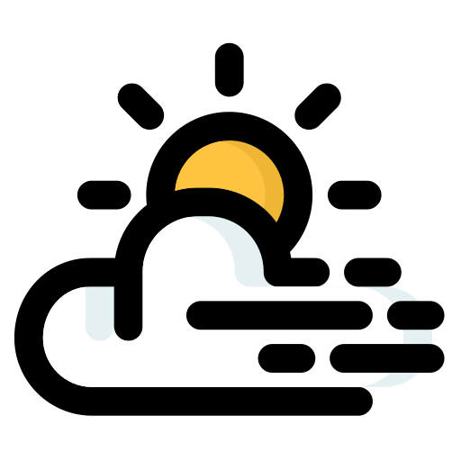 Thunderstorm-sun Generic Outline Color icon