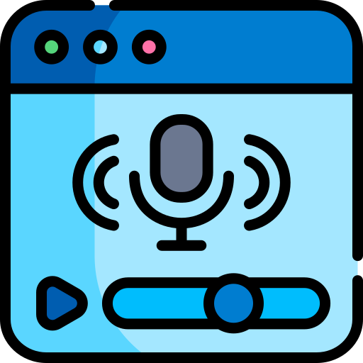 Podcast Kawaii Lineal color icon