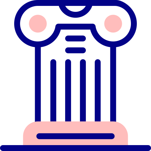 桁 Detailed Mixed Lineal color icon