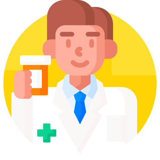 Pharmacist Detailed Flat Circular Flat icon