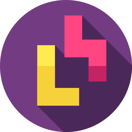 tetris Flat Circular Flat icono