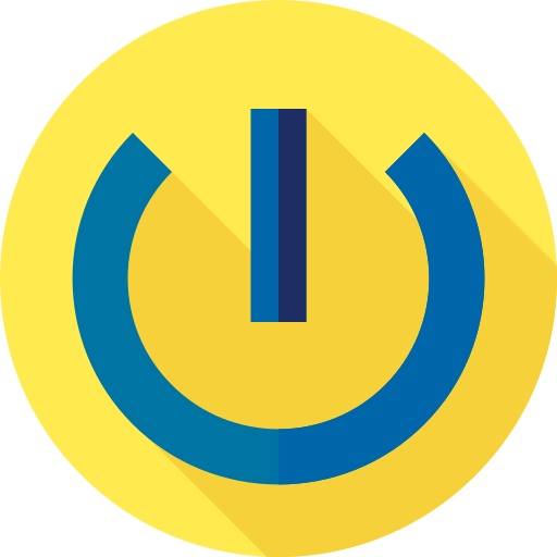 Power Flat Circular Flat icon