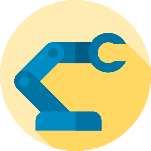 ロボット Flat Circular Flat icon