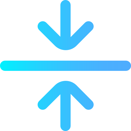 alinear al centro Super Basic Omission Gradient icono