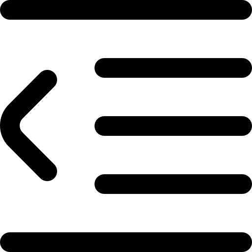 インデント Super Basic Omission Outline icon