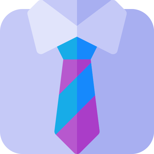 Tie Basic Rounded Flat icon