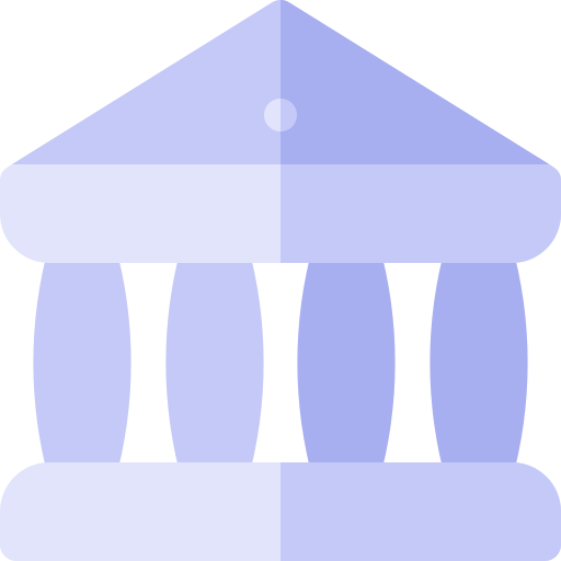 Bank Basic Rounded Flat icon