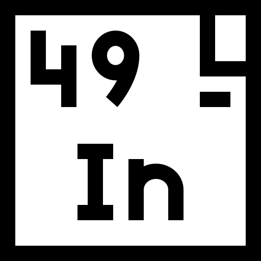 indium Basic Straight Lineal icoon