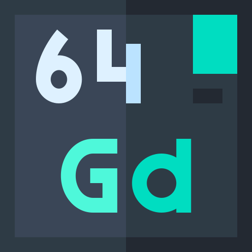 gadolinio Basic Straight Flat icono