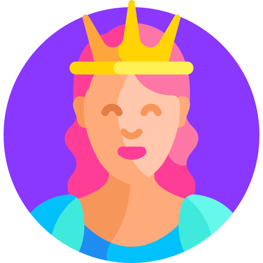 księżniczka Detailed Flat Circular Flat ikona