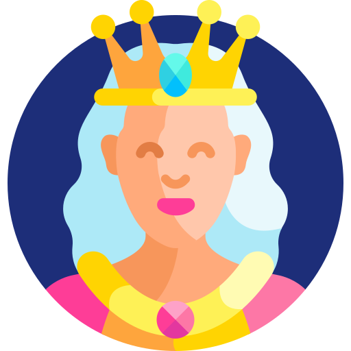 Queen Detailed Flat Circular Flat icon