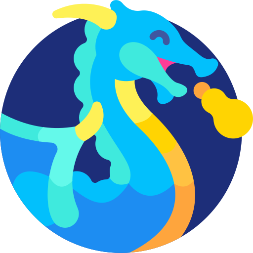 drachen Detailed Flat Circular Flat icon