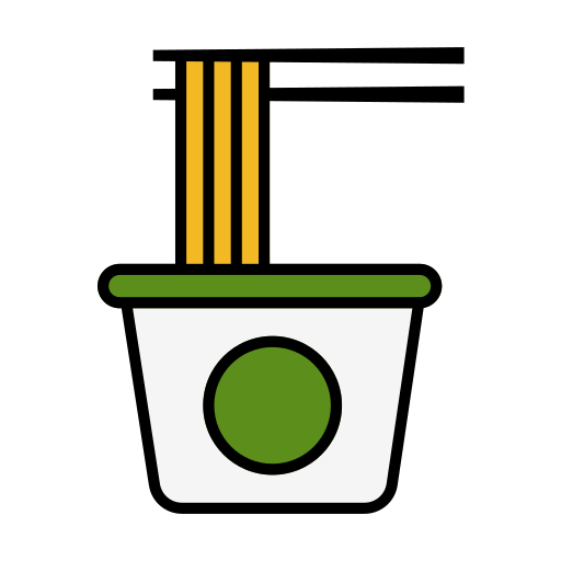 拉麺 Generic Outline Color icon