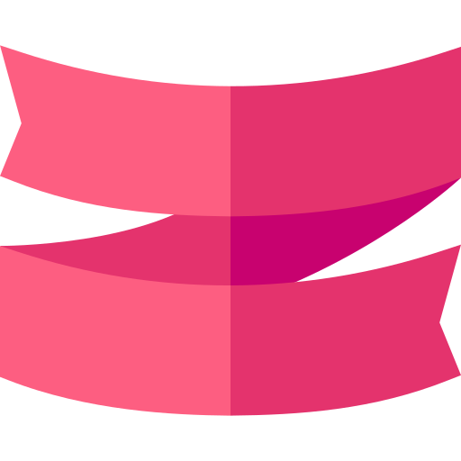 Ribbon Basic Straight Flat icon