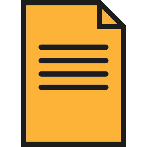 document Generic Outline Color icoon