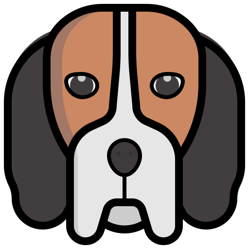 beagle Generic Outline Color Icône