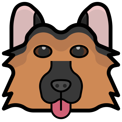 deutscher schäferhund Generic Outline Color icon
