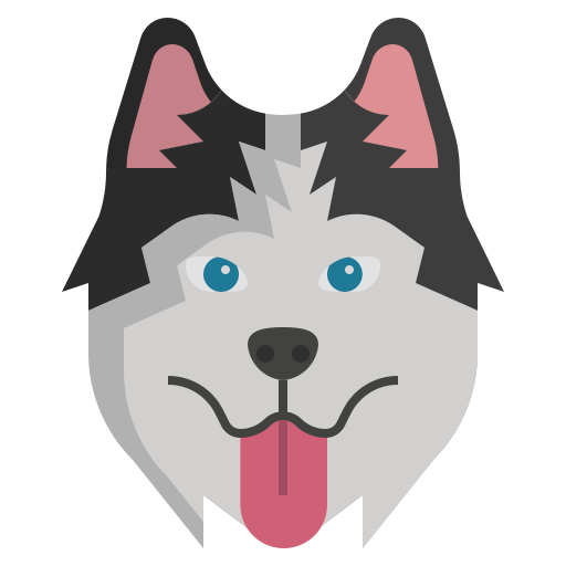 Siberian husky Generic Flat icon