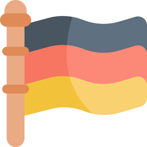 독일 Kawaii Flat icon