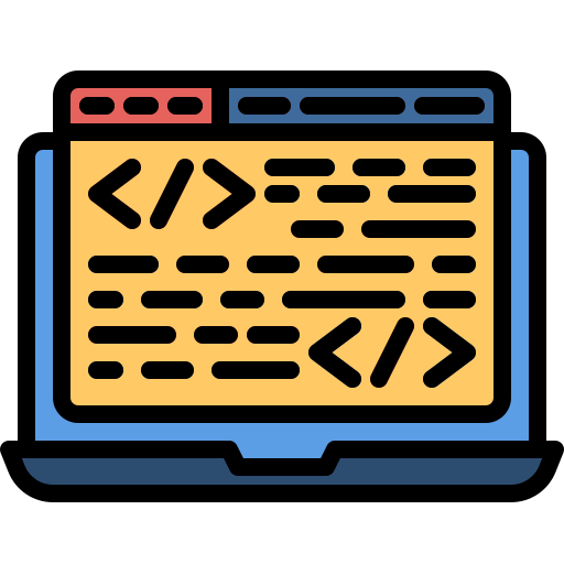코딩 Generic Outline Color icon