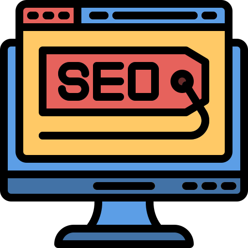 Seo tag Generic Outline Color icon