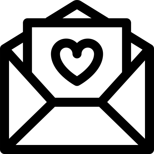 brief Basic Rounded Lineal icoon